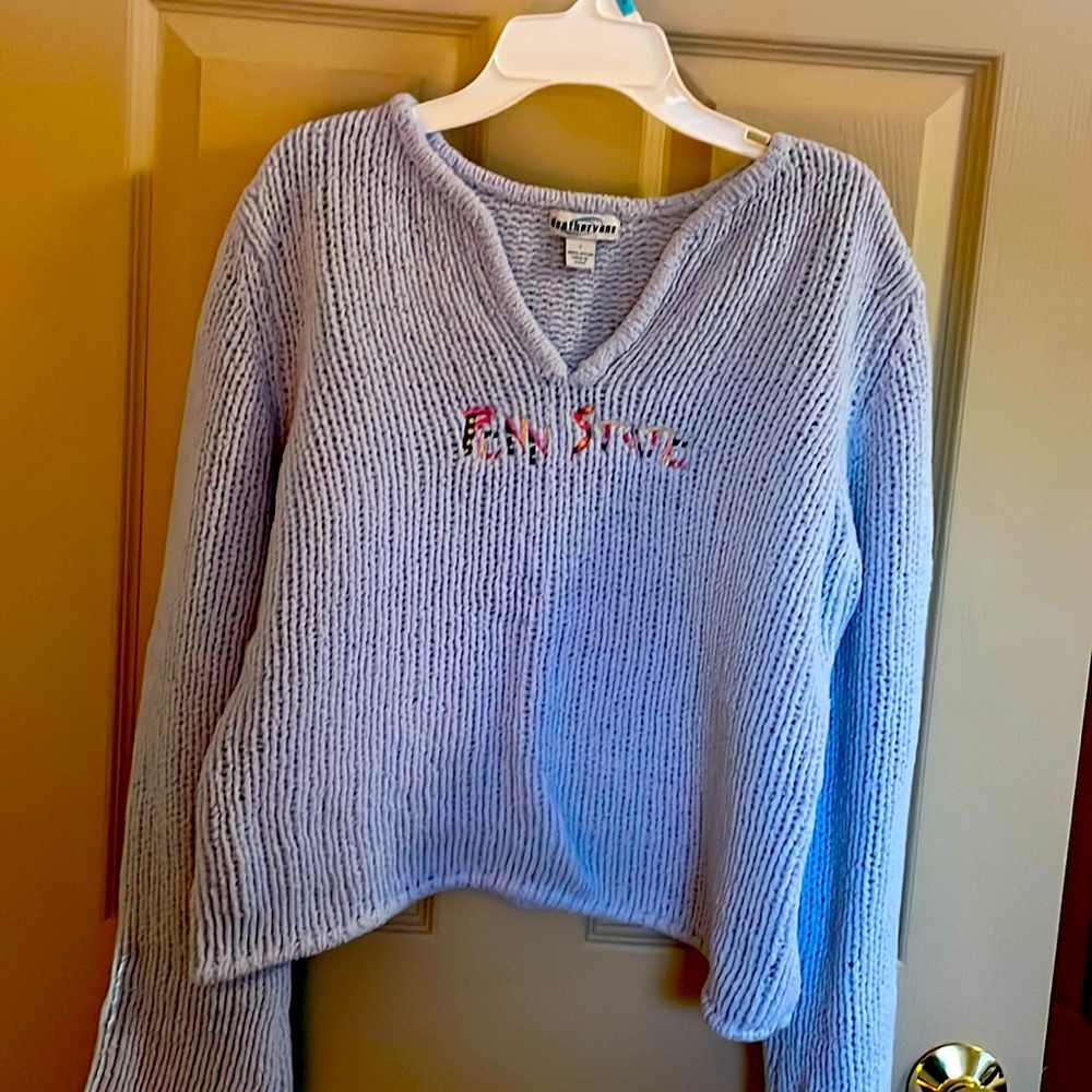 Baby blue Penn State sweater